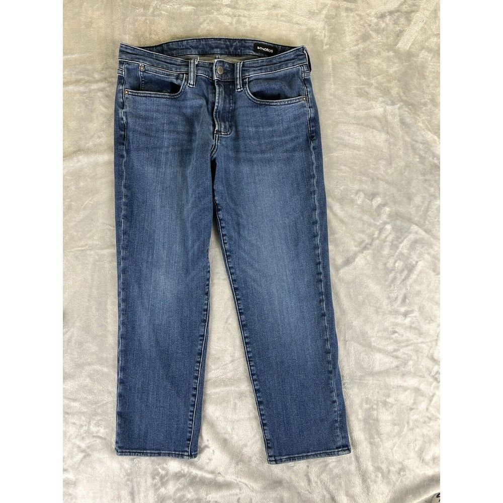 Bonobos Jeans Women 30x28 Blue Straight Leg Mid Rise‎ Stretch city walking
